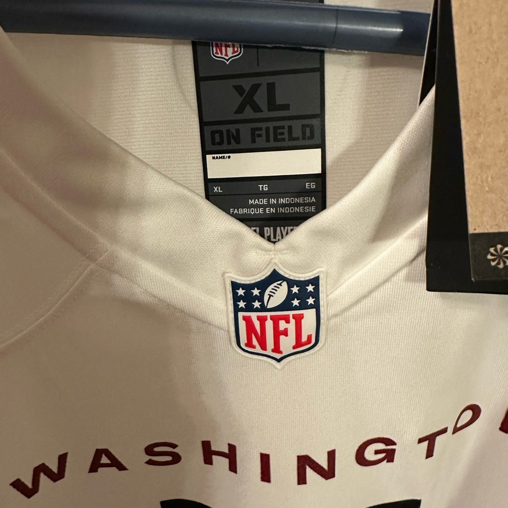 NFL Washington White Jersey XL